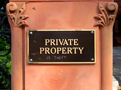 Private property is theft