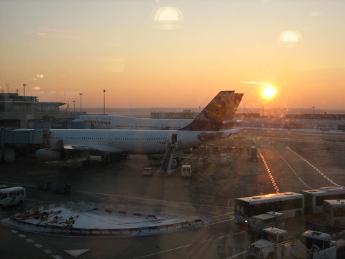 Sunrise at Frankfurt Airport by swarve, on Flickr