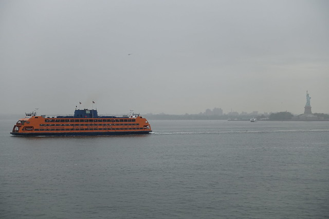 Staten Island Ferry and the STATUE OF LIBERTY - from the Staten Island Ferry