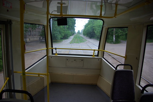 Irkutsk tram 71-619KT 225 interior ©  trolleway