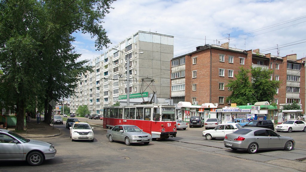 : Irkutsk tram 71-605 164