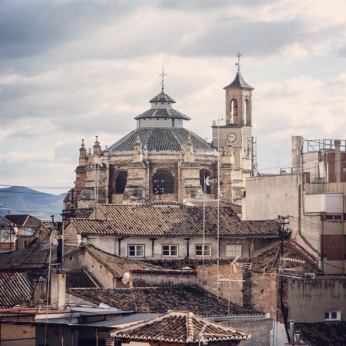 2012     #Travel #Memories #Throwback #2012 #Autumn #Granada #Spain    ...          #Albaicin #Arab #Back #Street #House #Cathedral #Roof #Steeple #Landscape ©  Jude Lee