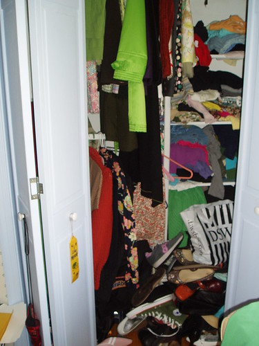 a closet that must be dealt with