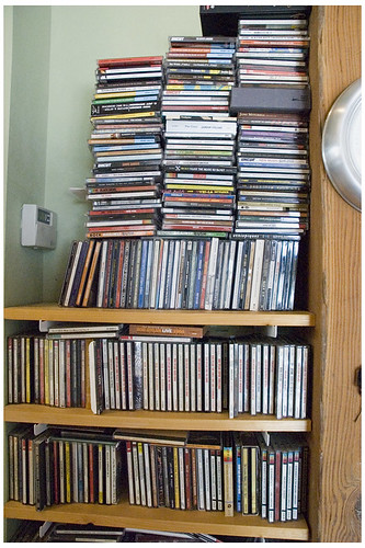 CDs shelf one