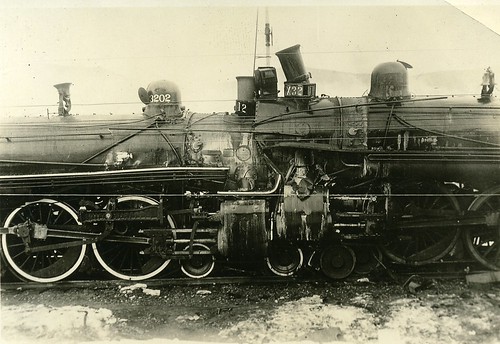 Train Wreck, Steam Locomotives by born1945.