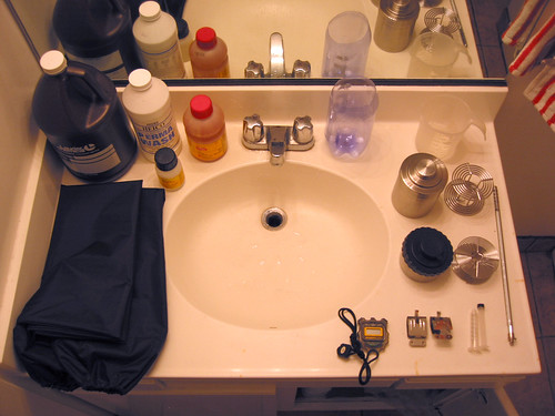 12-step bathroom-sink-darkroom program