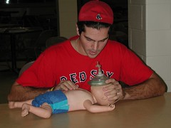 Dave at CPR class