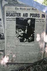 Hurricane Hazel newspaper headlines, 1954, #1