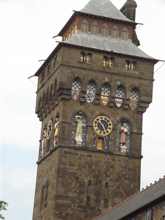 Cardiff Castle - Duke Street, Cardiff - clock tower
