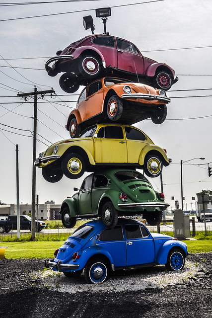 ohio cars vw volkswagen beetle pile autos defianceohio
