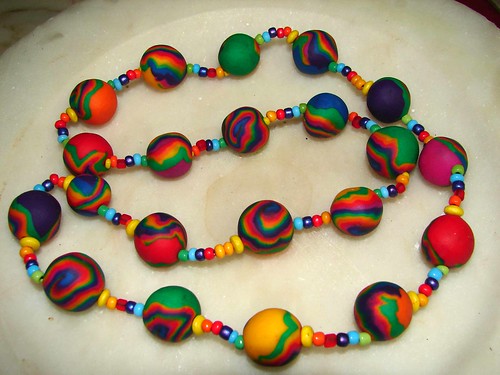 Fimo necklace (by Loca....)