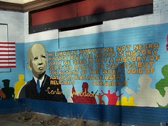 Carter Woodson quote, 1600 block 9th Street NW, east side