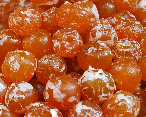 Candied apricots