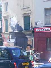 Banksy graffiti on Berry Street, Liverpool