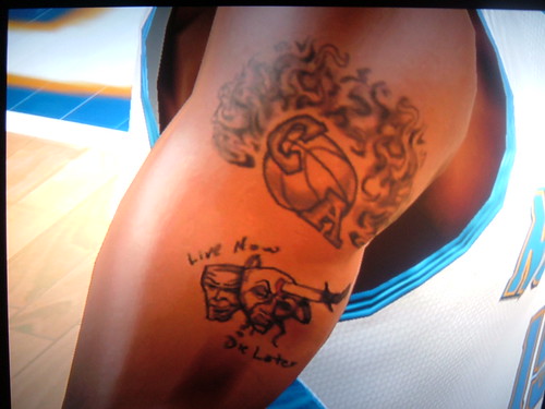 carmelo anthony tattoos. Carmelo Anthony tattoo right