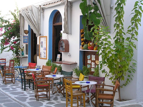 Cafe in Parikia (Paros)