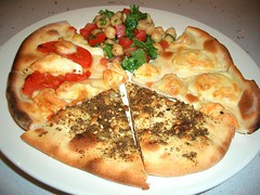 Haloumi Cheese, Zaatar & Tomato Pizzas by avlxyz