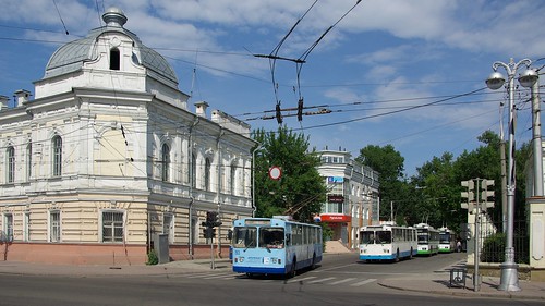 Irkutsk trolleybus central loop ©  trolleway
