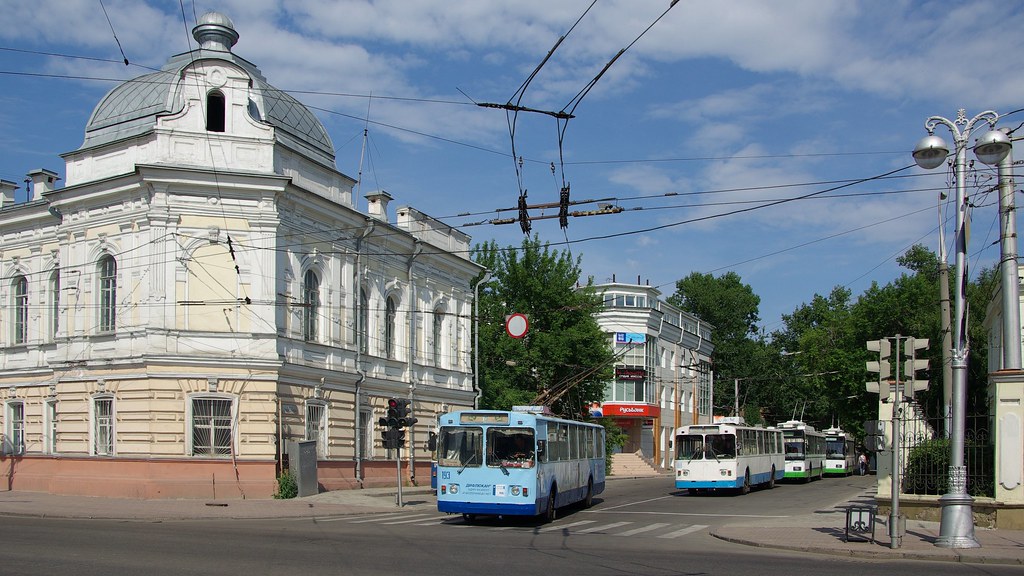 : Irkutsk trolleybus central loop
