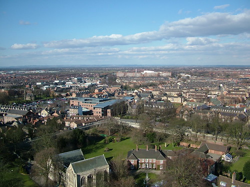 York From the top of The Minster
