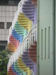 Spiral staircases, Bugis