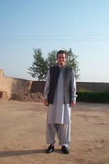 In Pathani dress inc. shoes