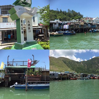 Fabulous weather again today perfect for a trip out to #Tai_O #Hong_Kong #Lantau #travel #adventures #sightseeing #monuments #sea #villages