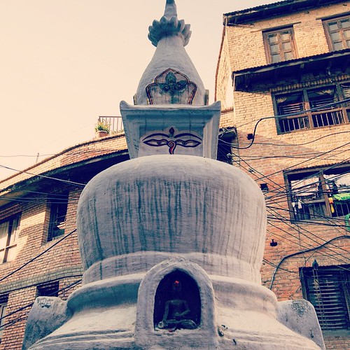   2009   ...   ...       #Travel #Memories #2009 #Kathmandu #Town #House #Stupa #PrayForNepal ©  Jude Lee