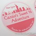 Pink New York Skyline Custom Sweet 16 Sixteen Birthday Favor Label/Sticker <a style="margin-left:10px; font-size:0.8em;" href="http://www.flickr.com/photos/37714476@N03/19021247414/" target="_blank">@flickr</a>