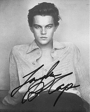 Leonardo DiCaprio Autograph by tomsautographs