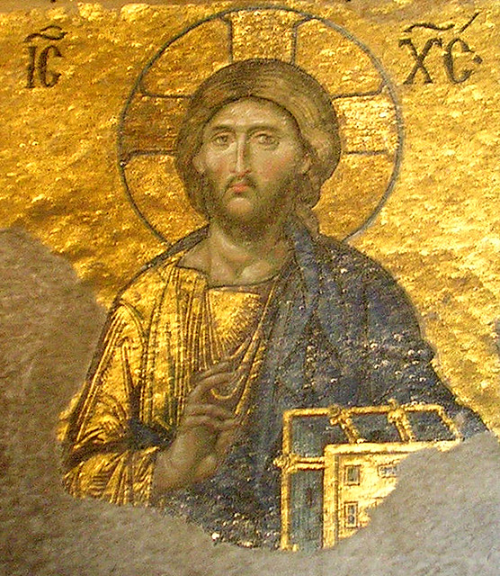 Jesus from the Deesis Mosaic by jakebouma