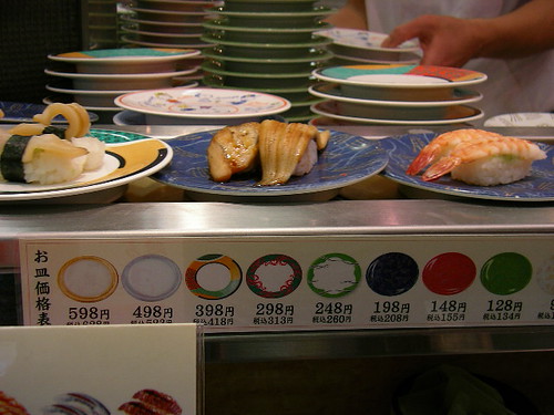 Conveyor belt sushi 回転寿司
