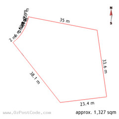 20 Goble Street, Hughes 2605 ACT land size