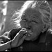 old lady from Patan(Nepal), smoking