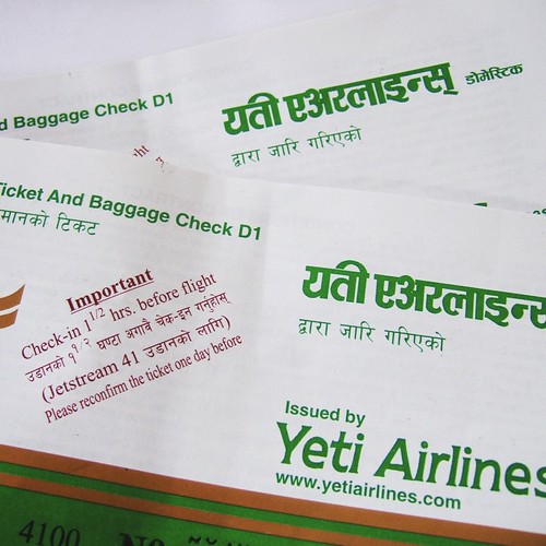   2009   ...   #Travel #Memories #2009 #Kathmandu #Airport #Ticket #PrayForNepal ©  Jude Lee