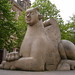 Victoria Square - Sphinx-like Guardian - near the former General Post Office