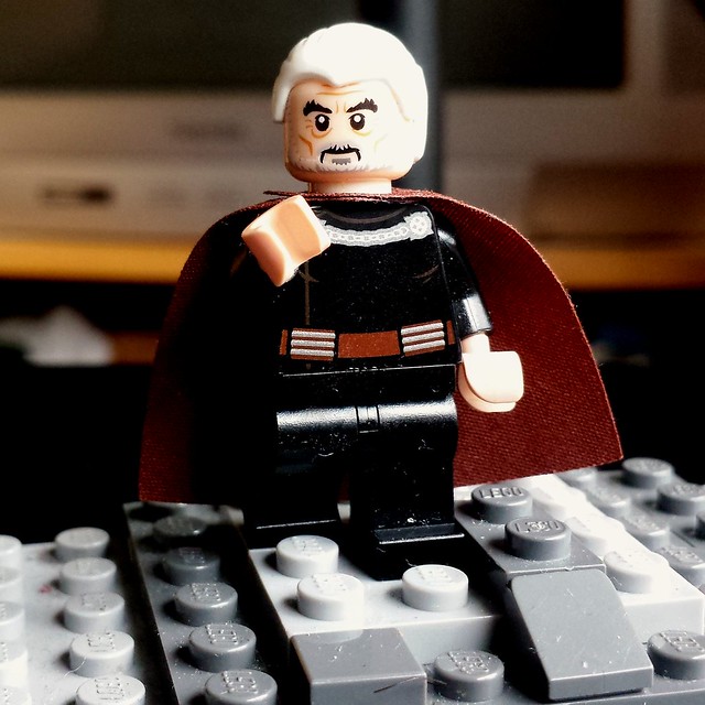 RIP SIR Christopher Lee Lego COUNT DOOKU