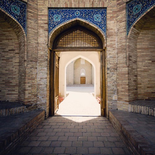    ...    ...          #Travel #Memories #Throwback #Tashkent #Uzbekistan ... #Islam #Mosque #Architecture #Gate #Corridor #Brick #Wall #Tile #Pattern ©  Jude Lee
