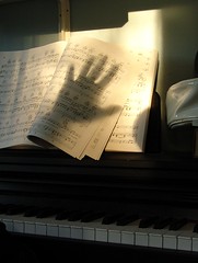 my piano, my hand, music