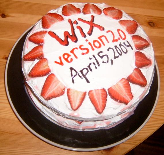 WiX Release Cake