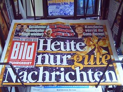 B*ld-Schlagzeile »Heute gibts nur gute Nachrichten« (2005)