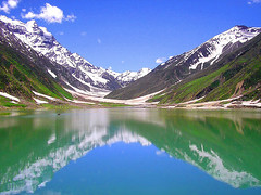 Reflection in Saif-ul-Malook Lake by Heartkins