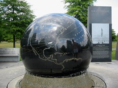 Globe representing the places in the world where Tenesseans have fought by hanneorla