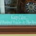 WINDOW SIGN IN GIFT SHOP AT THE FRONT OF BRETT'S WATERWAY CAFE