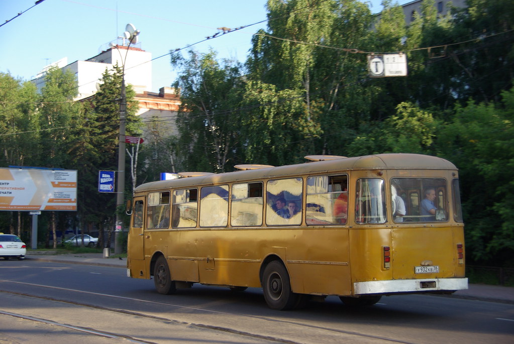 : Irkutsk company bus LiAZ-677M 93238