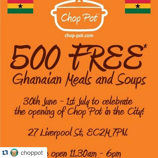 #COSMOPOLITANMIX #Repost @choppot The countdown has begun! Chop Pot Liverpool St will be opening next Tuesday 30th June! Come and be one of the first to join us for lunch. We are giving away free meals and soups to our first 500 customers between 11.30 &