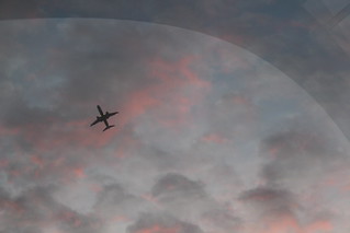 Aeroplane and Clouds