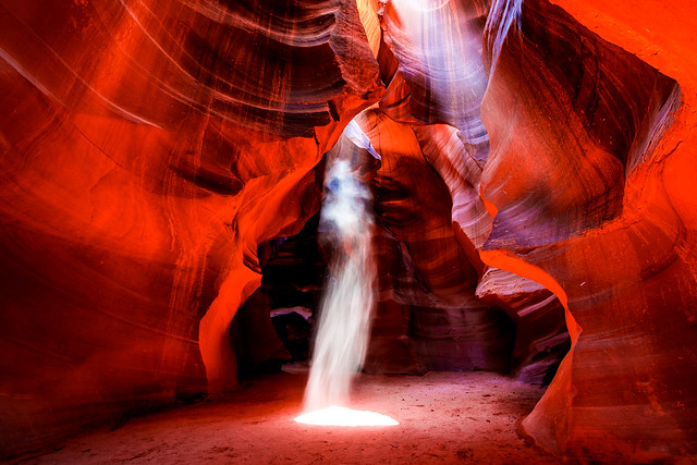 Nikon D810 Photos Ghosts & Lightbeams Red Sandstone Upper Antelope Canyon Slot Canyons Page Arizona!  Dr. Elliot McGucken Fine Art Photographer