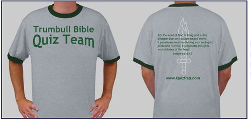 Quiz Team Shirt 2006 Design