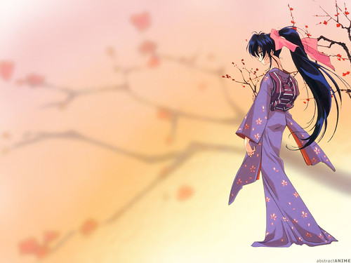 cool anime wallpapers. Kenshin Girl Anime wallpaper